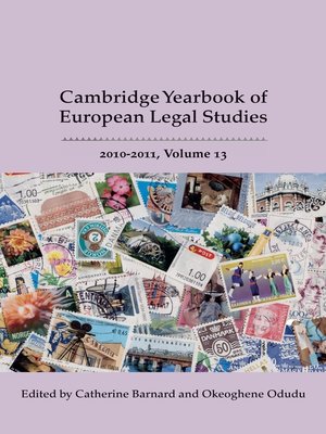 cover image of Cambridge Yearbook of European Legal Studies, Volume 13, 2010-2011
